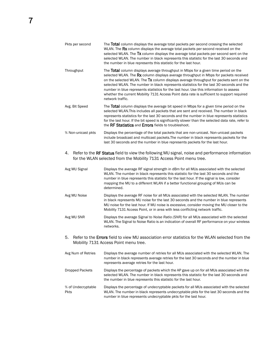 Brocade Mobility 7131 Access Point Product Reference Guide (Supporting software release 4.4.0.0 and later) User Manual | Page 276 / 520