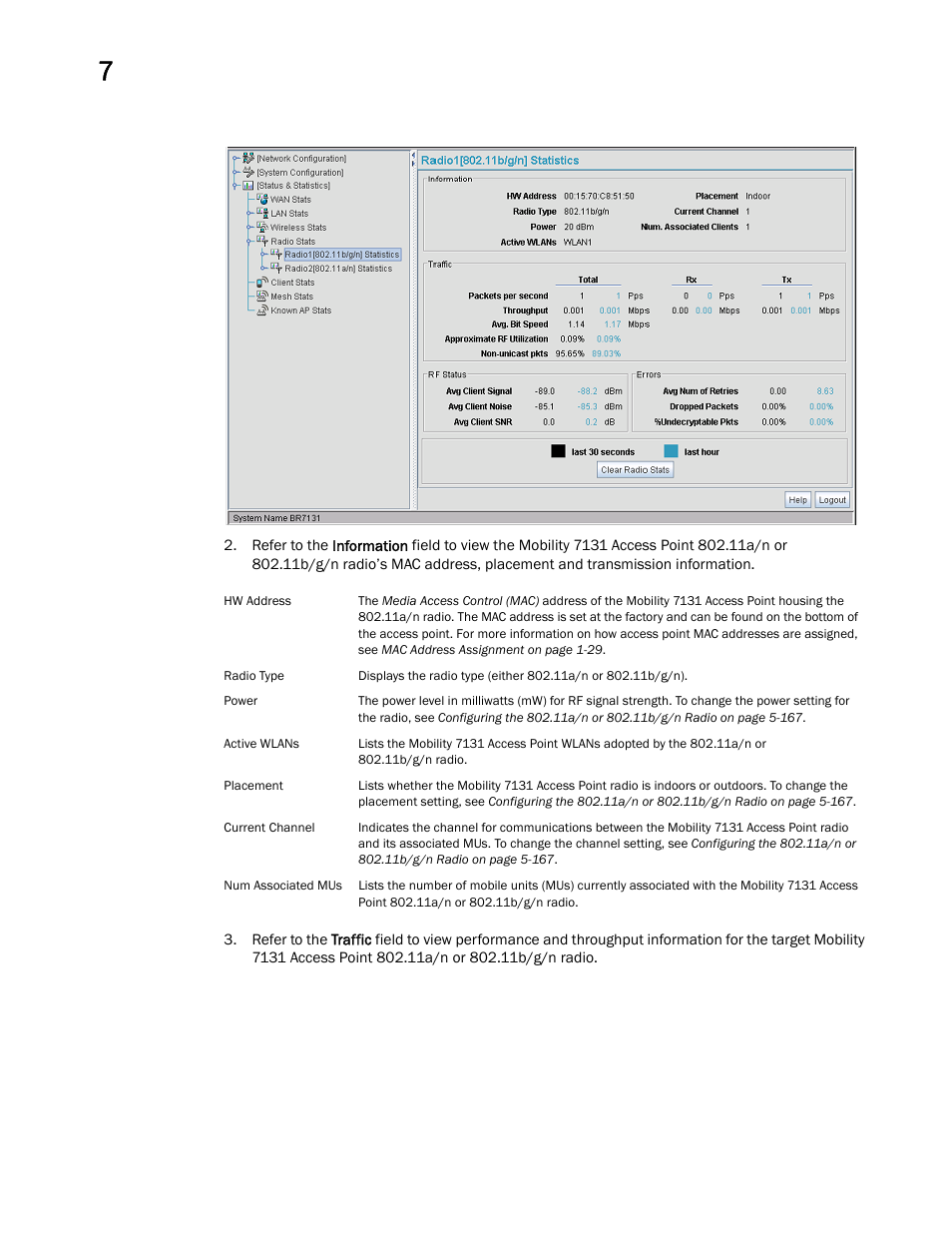 Brocade Mobility 7131 Access Point Product Reference Guide (Supporting software release 4.4.0.0 and later) User Manual | Page 280 / 520