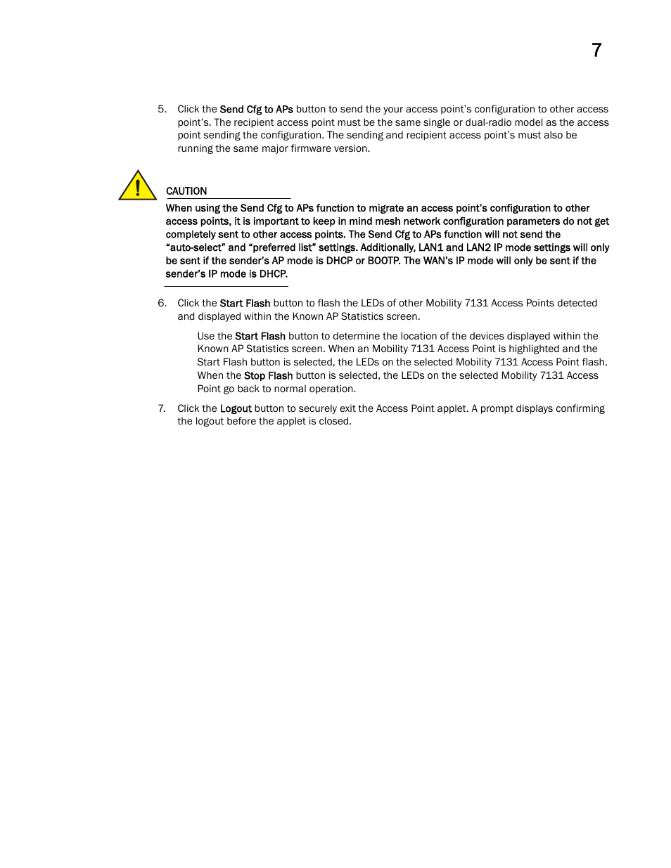 Brocade Mobility 7131 Access Point Product Reference Guide (Supporting software release 4.4.0.0 and later) User Manual | Page 291 / 520