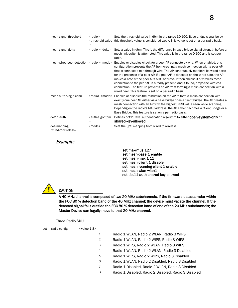 Example | Brocade Mobility 7131 Access Point Product Reference Guide (Supporting software release 4.4.0.0 and later) User Manual | Page 353 / 520