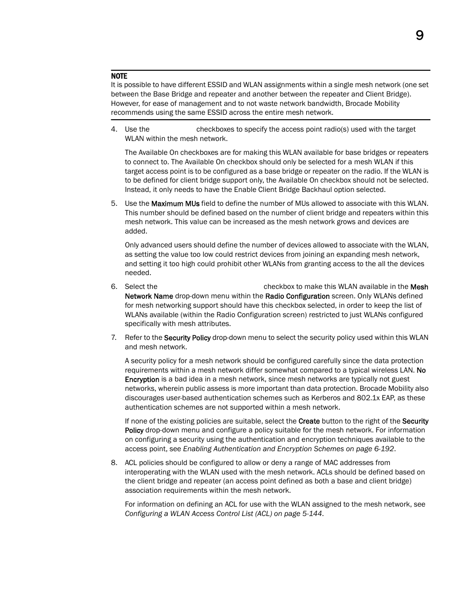 Brocade Mobility 7131 Access Point Product Reference Guide (Supporting software release 4.4.0.0 and later) User Manual | Page 463 / 520