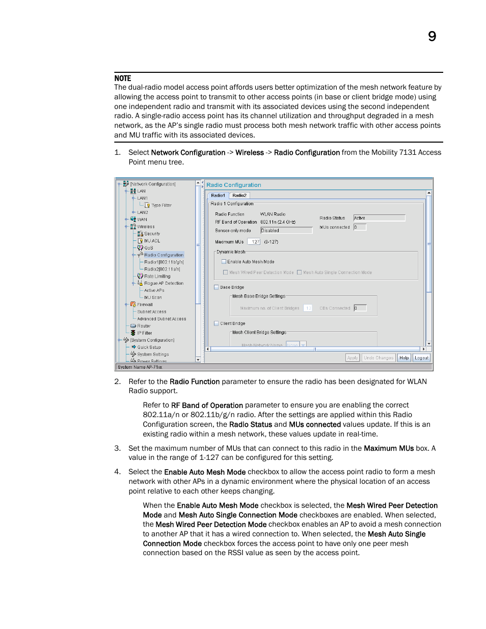 Brocade Mobility 7131 Access Point Product Reference Guide (Supporting software release 4.4.0.0 and later) User Manual | Page 465 / 520