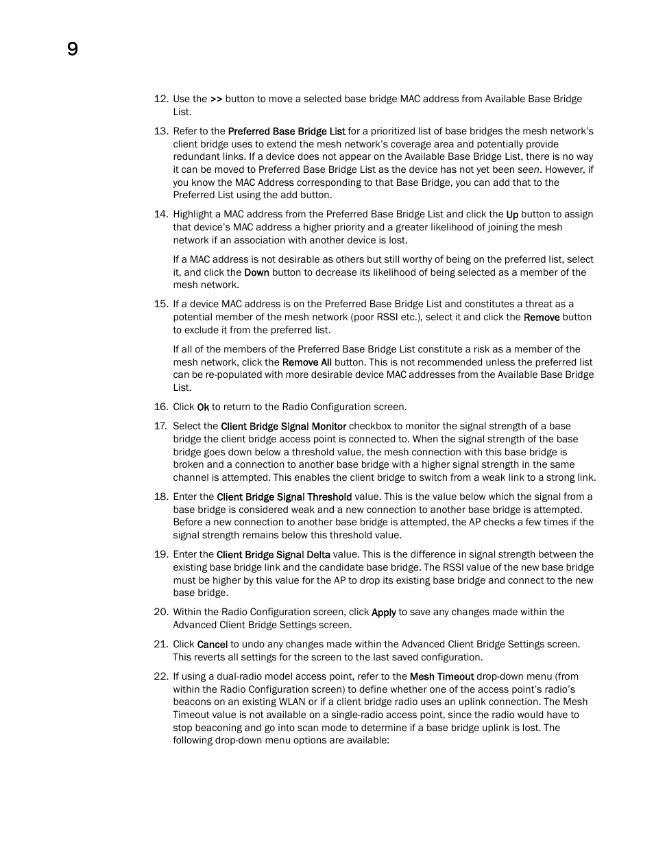 Brocade Mobility 7131 Access Point Product Reference Guide (Supporting software release 4.4.0.0 and later) User Manual | Page 468 / 520