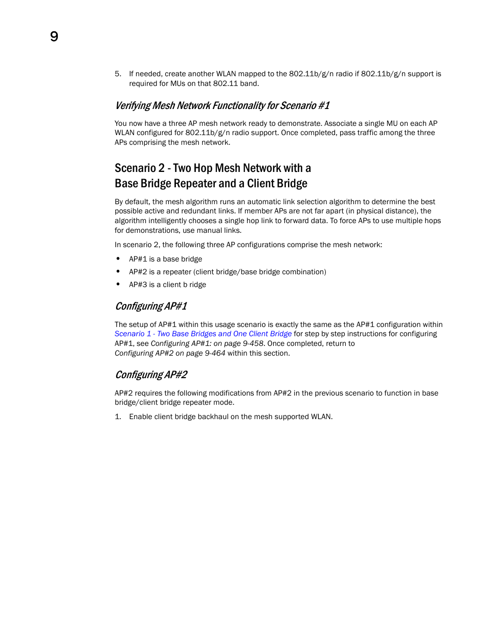 Configuring ap#1, Configuring ap#2 | Brocade Mobility 7131 Access Point Product Reference Guide (Supporting software release 4.4.0.0 and later) User Manual | Page 476 / 520