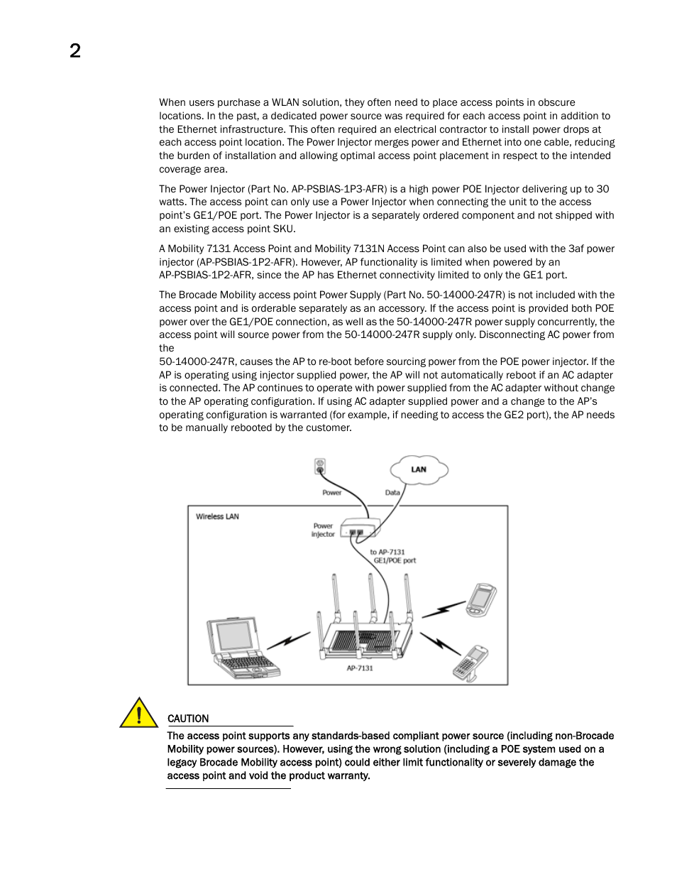 Brocade Mobility 7131 Access Point Product Reference Guide (Supporting software release 4.4.0.0 and later) User Manual | Page 48 / 520