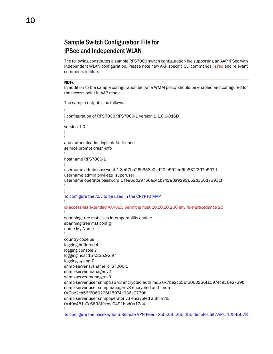 Brocade Mobility 7131 Access Point Product Reference Guide (Supporting software release 4.4.0.0 and later) User Manual | Page 496 / 520