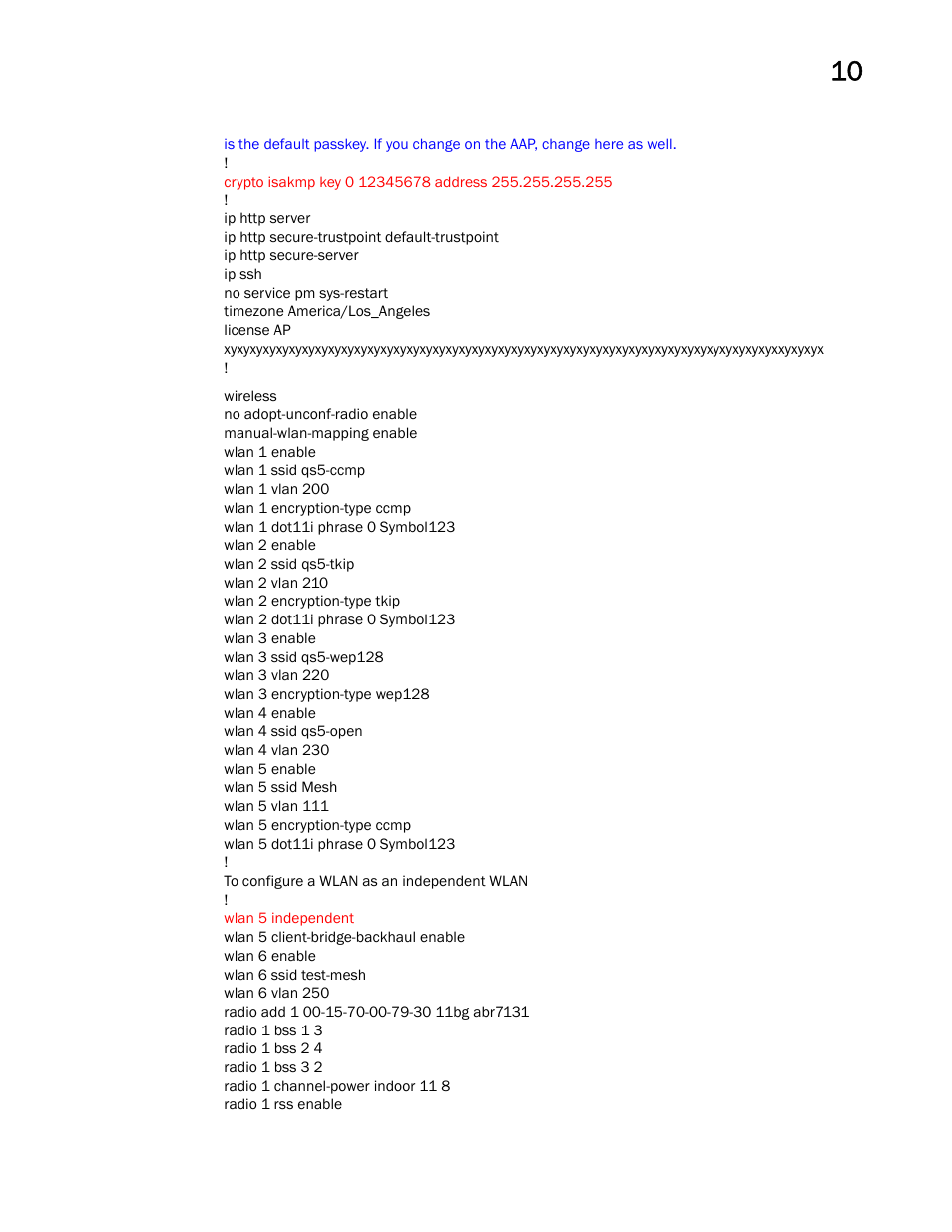 Brocade Mobility 7131 Access Point Product Reference Guide (Supporting software release 4.4.0.0 and later) User Manual | Page 497 / 520