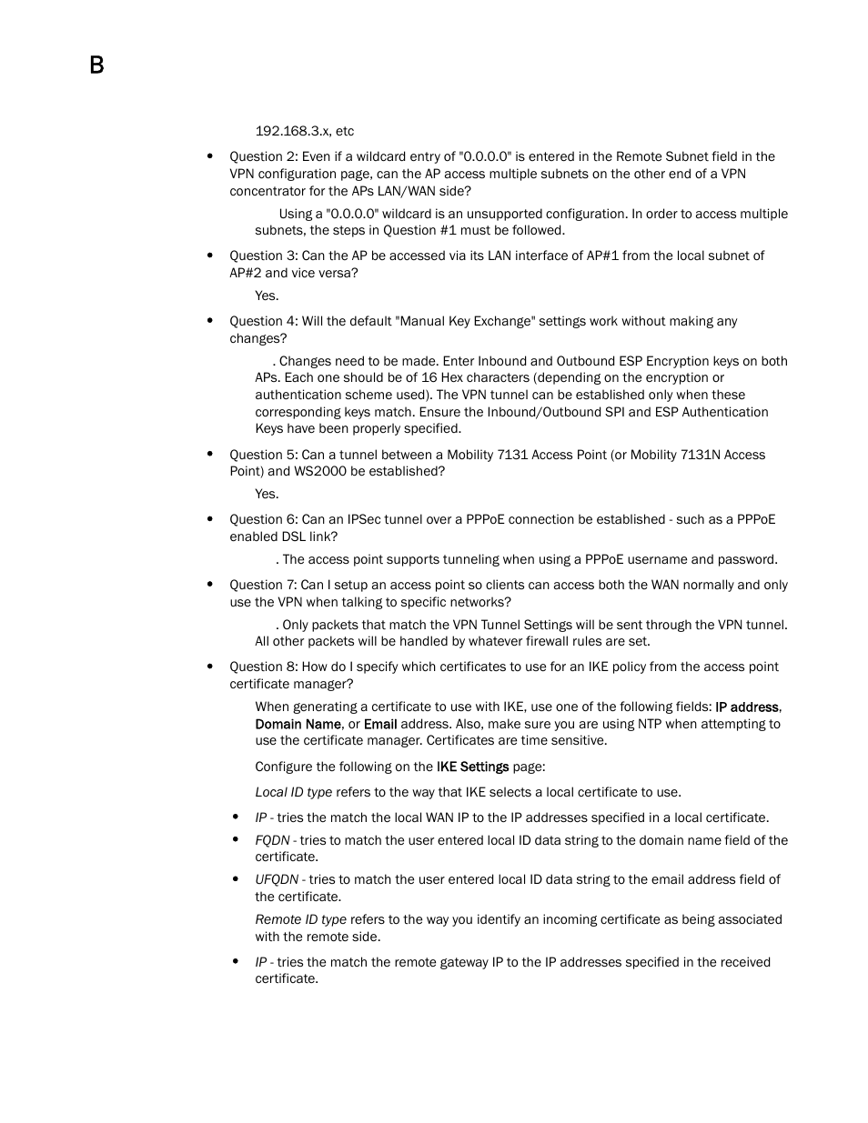 Brocade Mobility 7131 Access Point Product Reference Guide (Supporting software release 4.4.0.0 and later) User Manual | Page 518 / 520