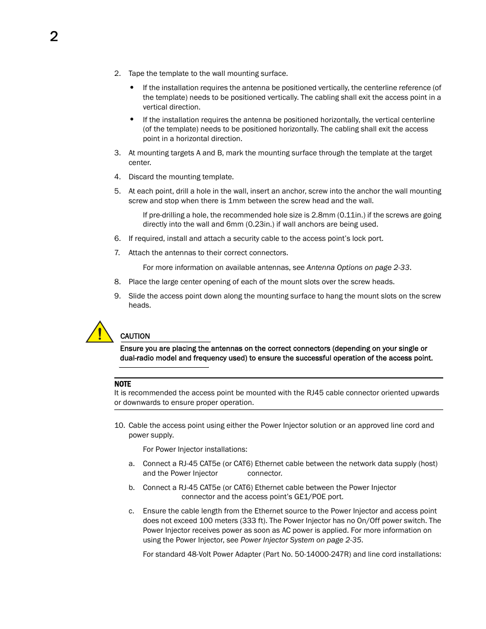 Brocade Mobility 7131 Access Point Product Reference Guide (Supporting software release 4.4.0.0 and later) User Manual | Page 52 / 520