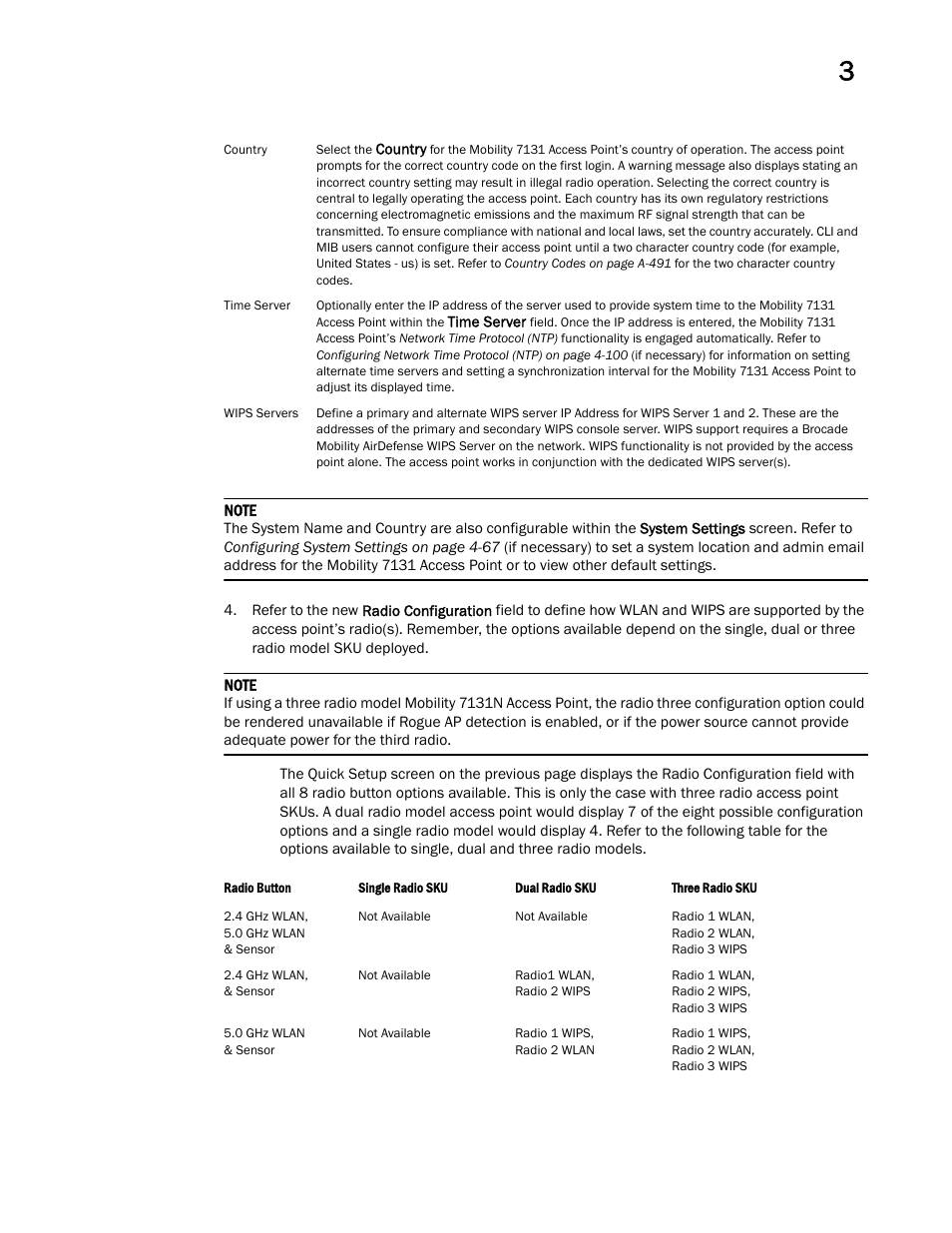 Brocade Mobility 7131 Access Point Product Reference Guide (Supporting software release 4.4.0.0 and later) User Manual | Page 69 / 520