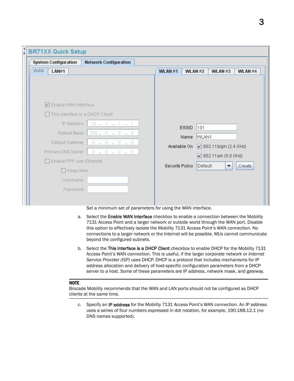 Brocade Mobility 7131 Access Point Product Reference Guide (Supporting software release 4.4.0.0 and later) User Manual | Page 71 / 520