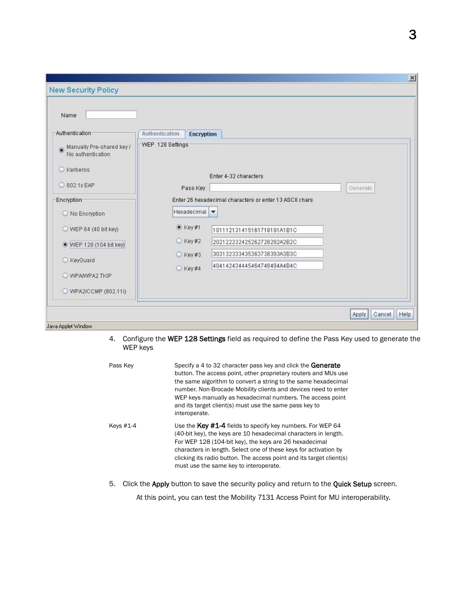 Brocade Mobility 7131 Access Point Product Reference Guide (Supporting software release 4.4.0.0 and later) User Manual | Page 75 / 520