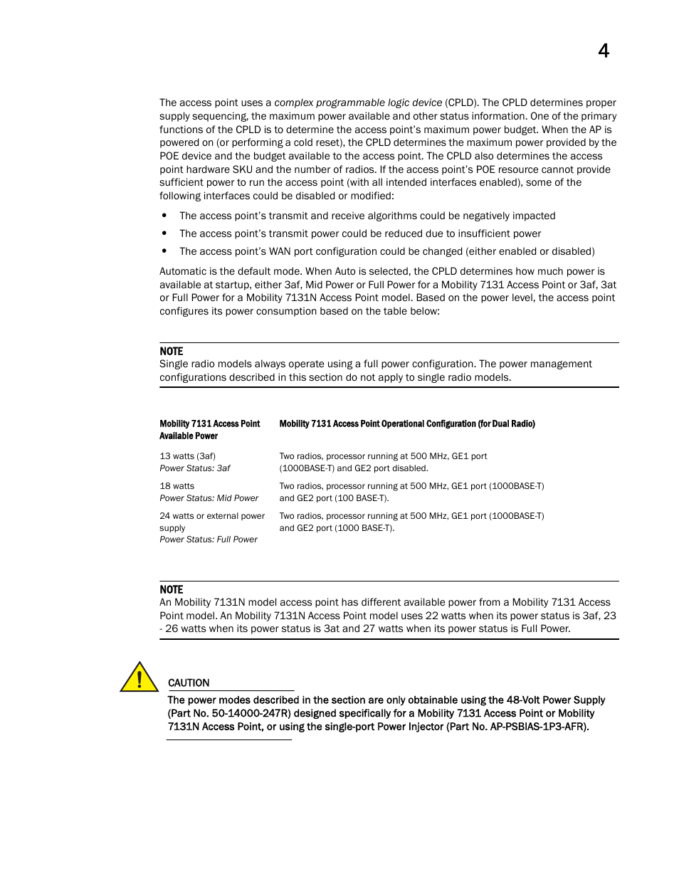 Brocade Mobility 7131 Access Point Product Reference Guide (Supporting software release 4.4.0.0 and later) User Manual | Page 83 / 520