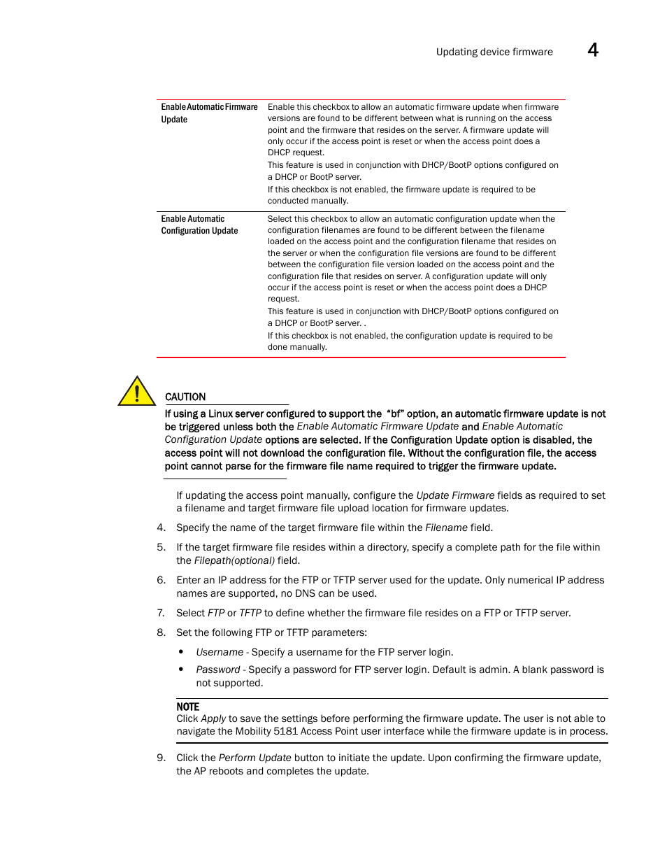 Brocade Mobility 5181 Access Point Product Reference Guide (Supporting software release 4.4.0.0) User Manual | Page 103 / 428