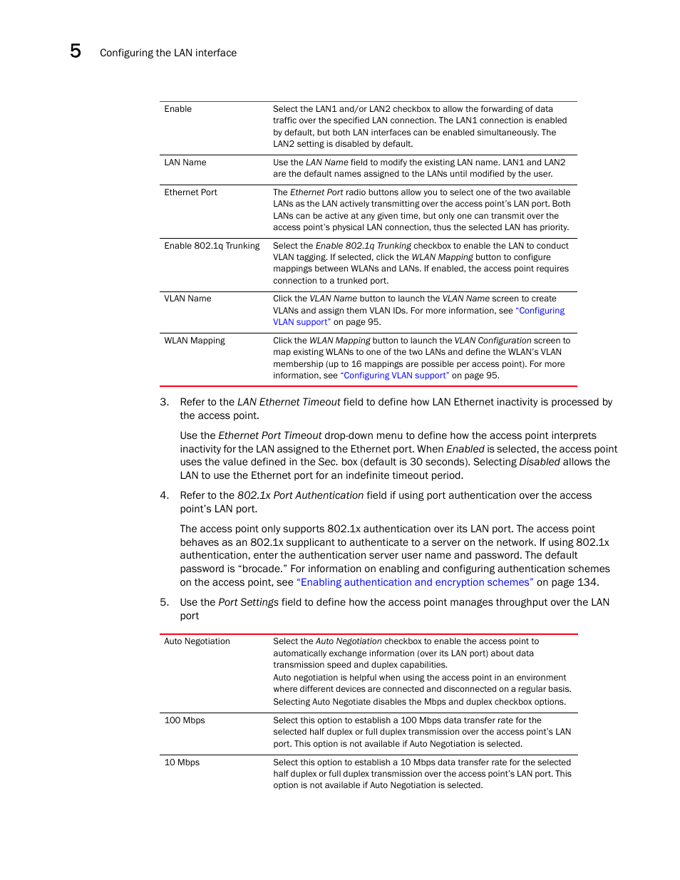 Brocade Mobility 5181 Access Point Product Reference Guide (Supporting software release 4.4.0.0) User Manual | Page 108 / 428