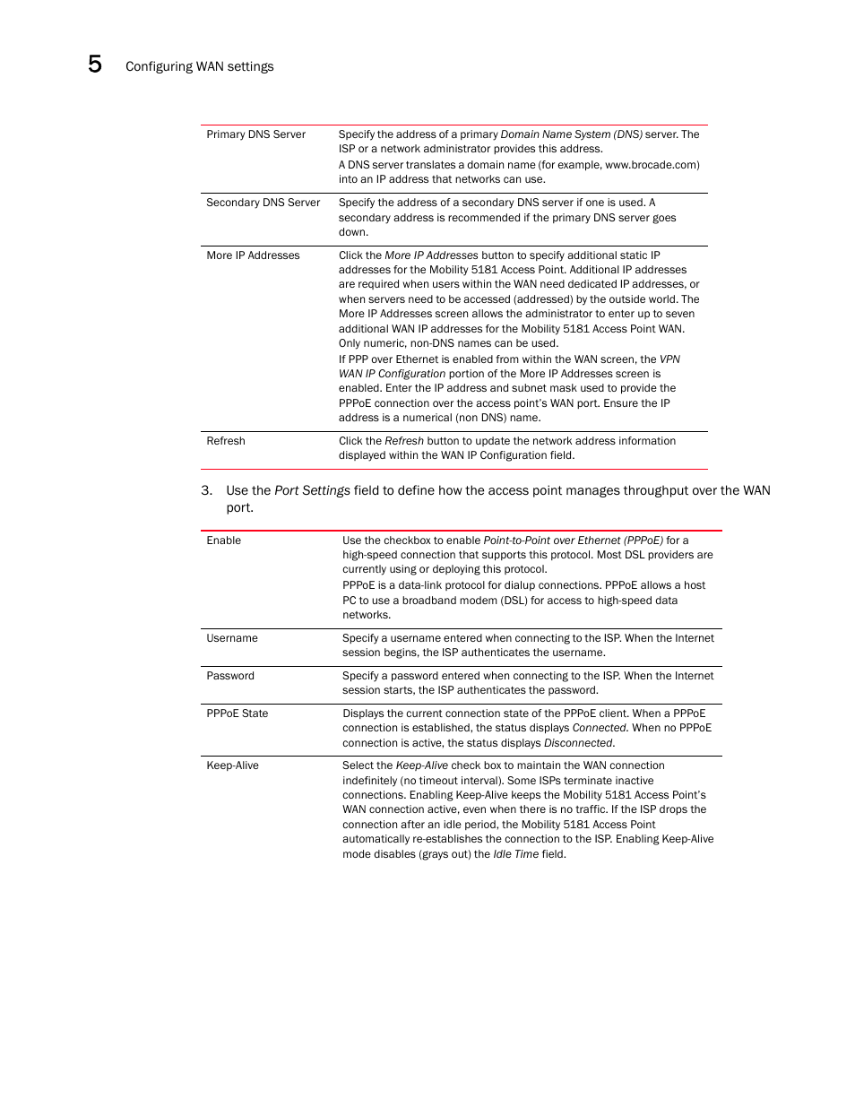 Brocade Mobility 5181 Access Point Product Reference Guide (Supporting software release 4.4.0.0) User Manual | Page 116 / 428