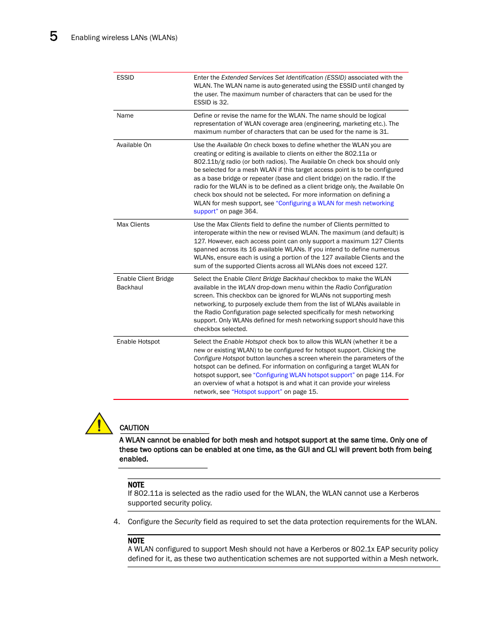 Brocade Mobility 5181 Access Point Product Reference Guide (Supporting software release 4.4.0.0) User Manual | Page 122 / 428