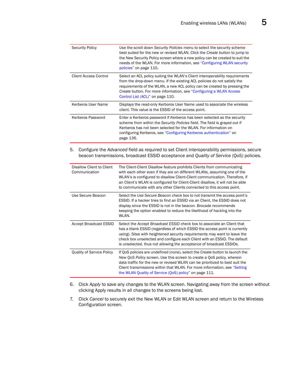 Brocade Mobility 5181 Access Point Product Reference Guide (Supporting software release 4.4.0.0) User Manual | Page 123 / 428