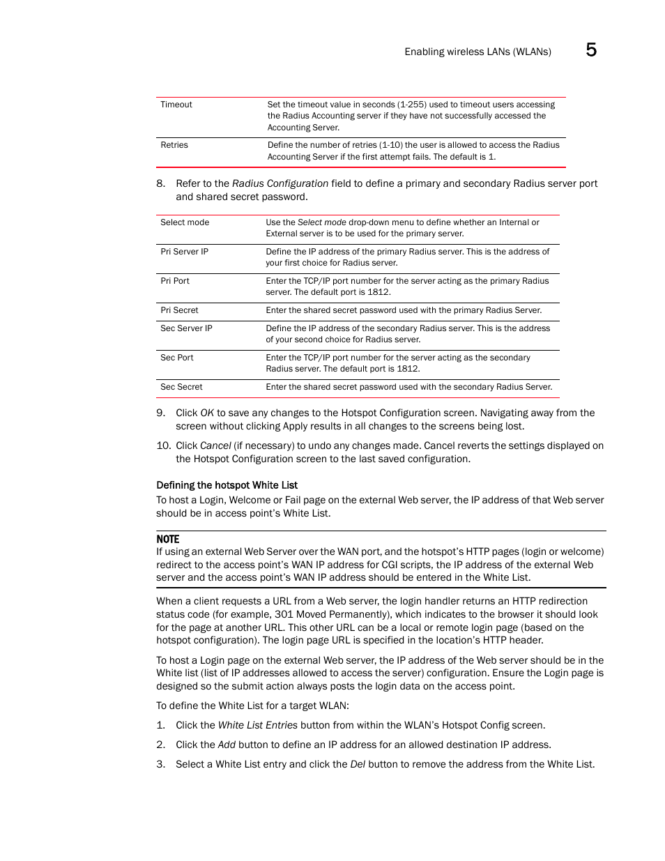 Brocade Mobility 5181 Access Point Product Reference Guide (Supporting software release 4.4.0.0) User Manual | Page 131 / 428