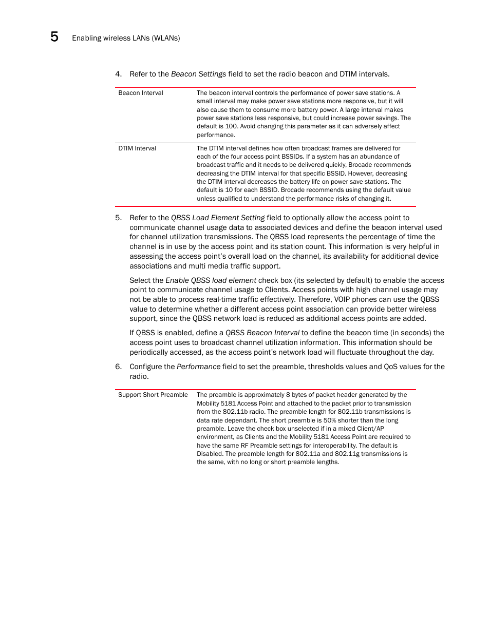 Brocade Mobility 5181 Access Point Product Reference Guide (Supporting software release 4.4.0.0) User Manual | Page 138 / 428