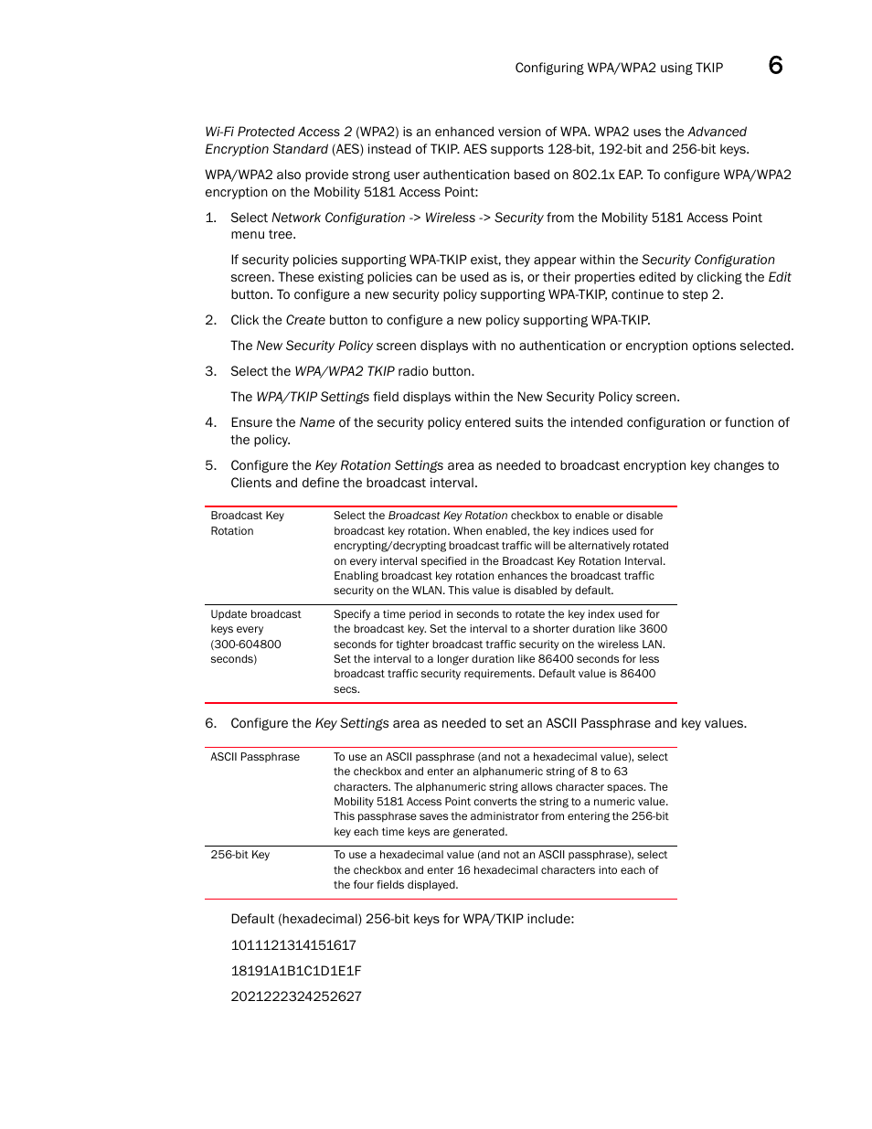 Brocade Mobility 5181 Access Point Product Reference Guide (Supporting software release 4.4.0.0) User Manual | Page 157 / 428