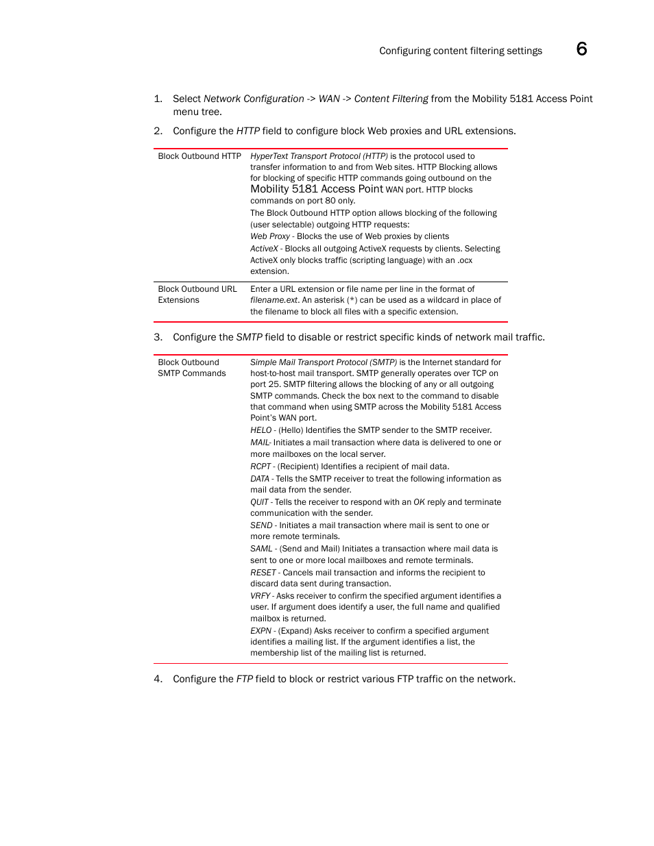 Brocade Mobility 5181 Access Point Product Reference Guide (Supporting software release 4.4.0.0) User Manual | Page 175 / 428