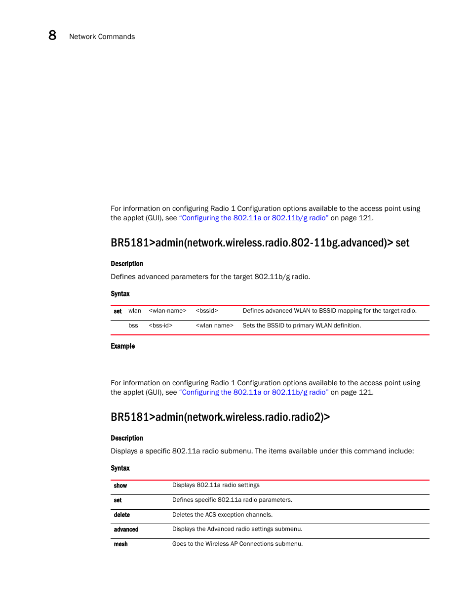 Brocade Mobility 5181 Access Point Product Reference Guide (Supporting software release 4.4.0.0) User Manual | Page 280 / 428