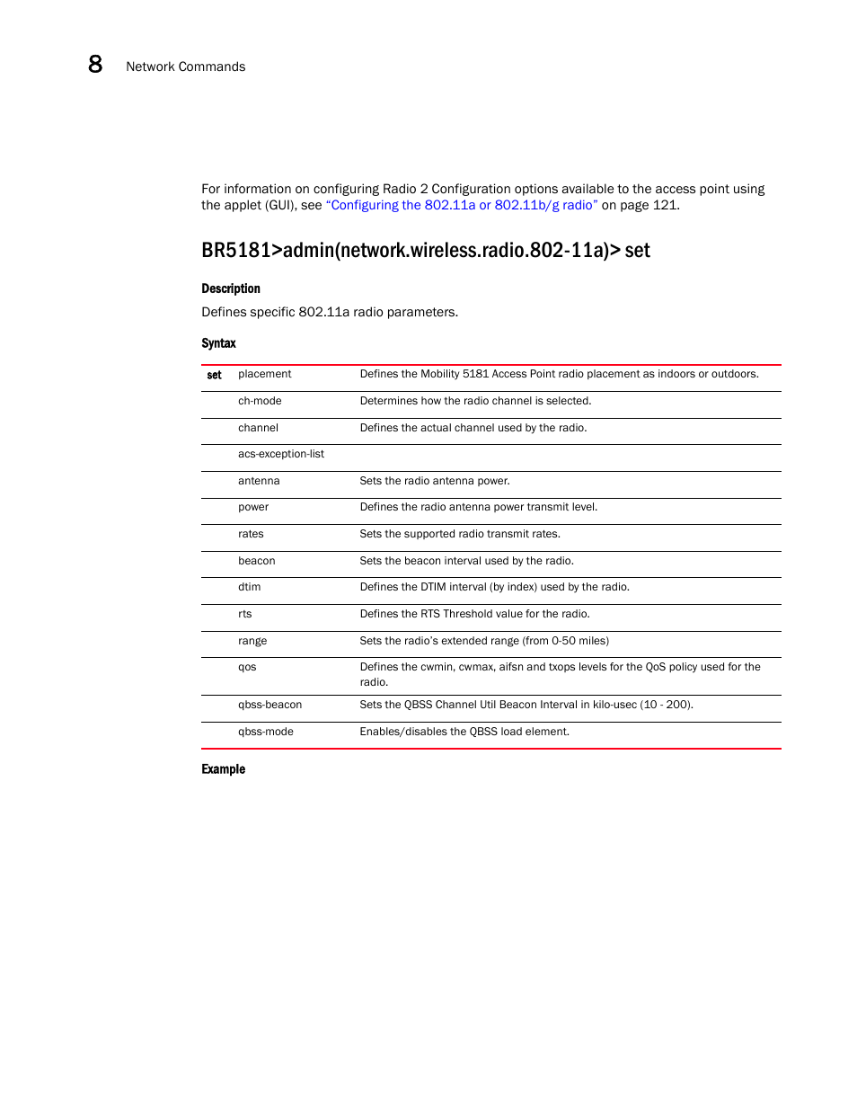 Brocade Mobility 5181 Access Point Product Reference Guide (Supporting software release 4.4.0.0) User Manual | Page 282 / 428