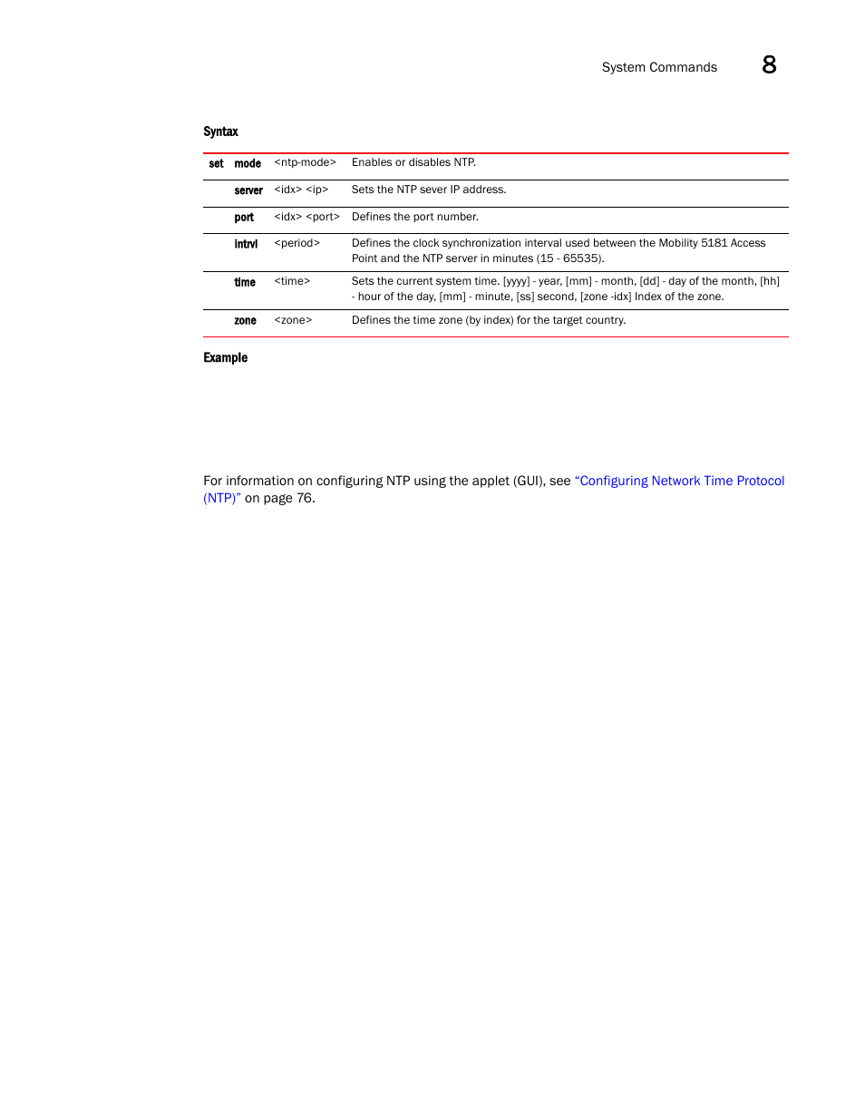 Brocade Mobility 5181 Access Point Product Reference Guide (Supporting software release 4.4.0.0) User Manual | Page 353 / 428