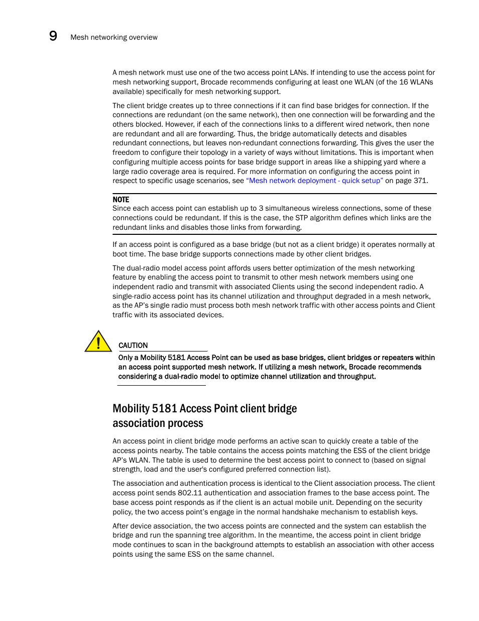 Brocade Mobility 5181 Access Point Product Reference Guide (Supporting software release 4.4.0.0) User Manual | Page 374 / 428