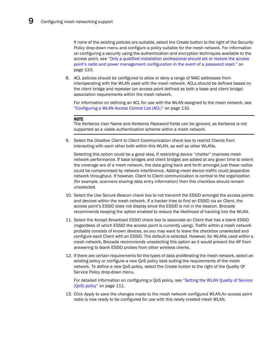 Brocade Mobility 5181 Access Point Product Reference Guide (Supporting software release 4.4.0.0) User Manual | Page 380 / 428