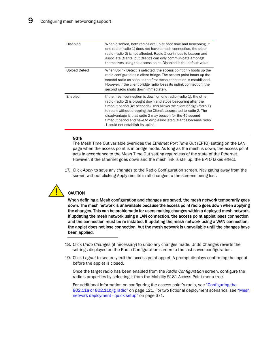 Brocade Mobility 5181 Access Point Product Reference Guide (Supporting software release 4.4.0.0) User Manual | Page 384 / 428