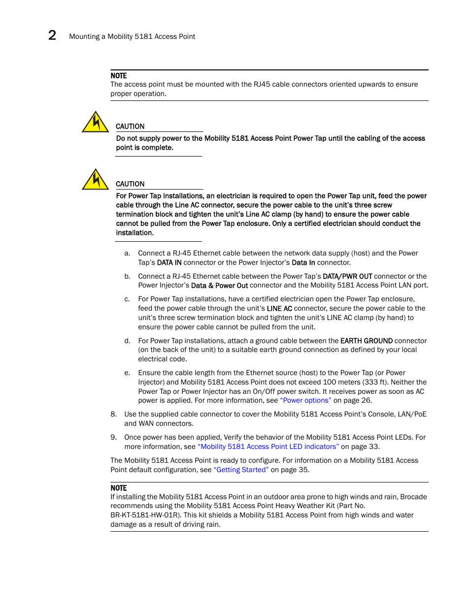 Brocade Mobility 5181 Access Point Product Reference Guide (Supporting software release 4.4.0.0) User Manual | Page 44 / 428