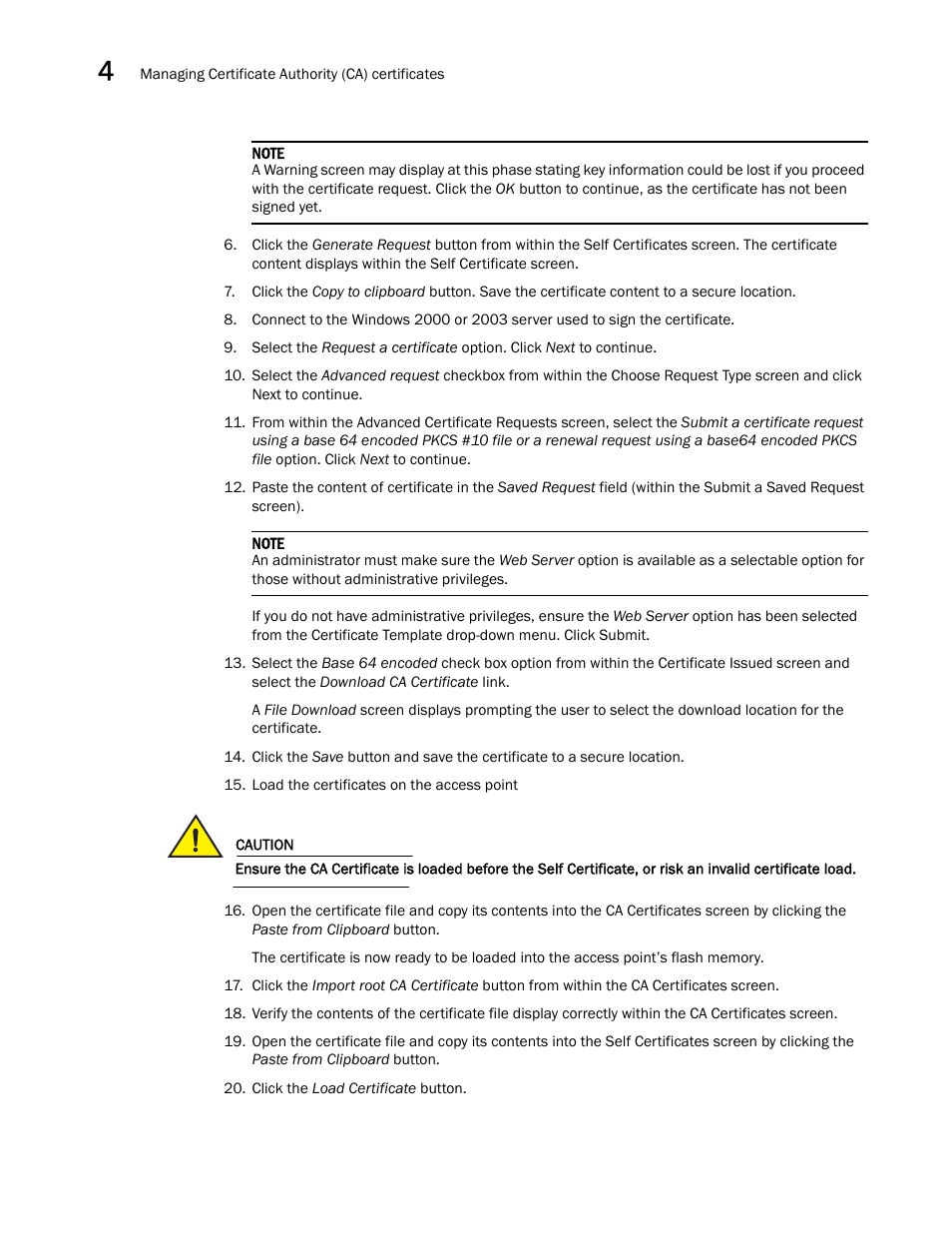 Brocade Mobility 5181 Access Point Product Reference Guide (Supporting software release 4.4.0.0) User Manual | Page 76 / 428