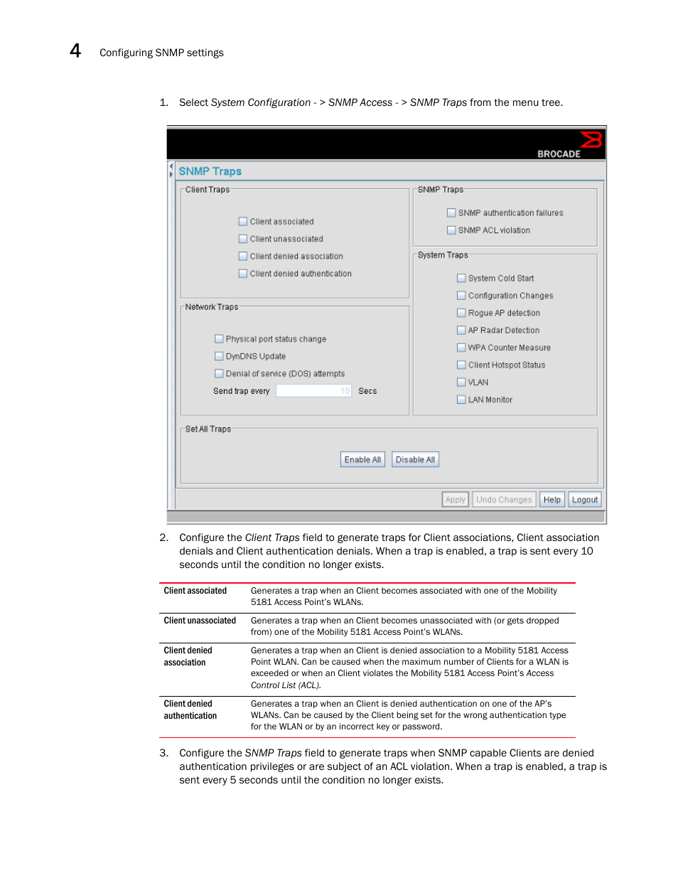 Brocade Mobility 5181 Access Point Product Reference Guide (Supporting software release 4.4.0.0) User Manual | Page 86 / 428