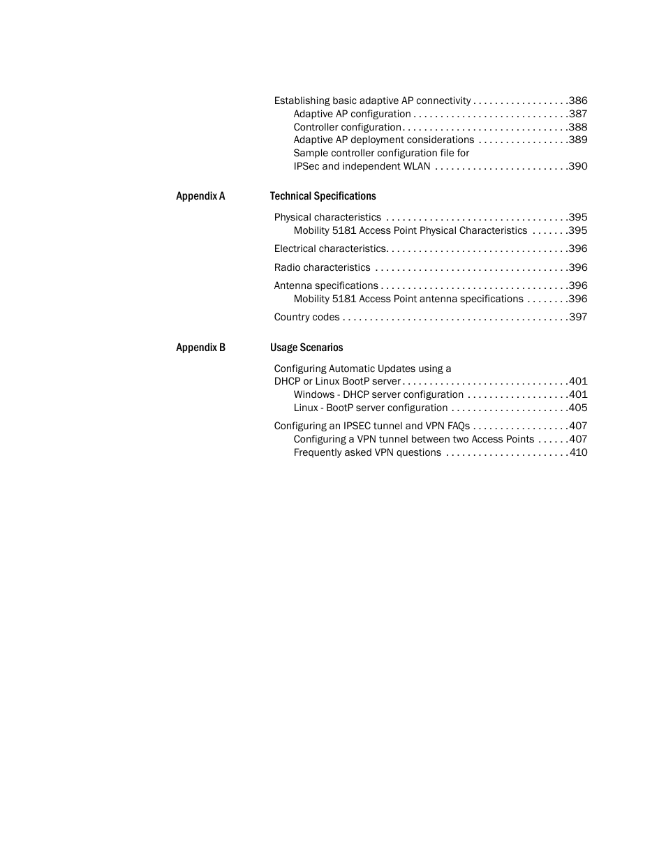 Brocade Mobility 5181 Access Point Product Reference Guide (Supporting software release 4.4.0.0) User Manual | Page 9 / 428