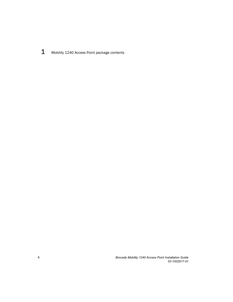 Brocade Mobility 1240 Access Point Installation Guide User Manual | Page 10 / 68