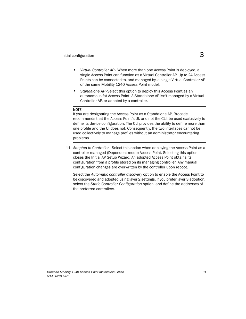 Brocade Mobility 1240 Access Point Installation Guide User Manual | Page 35 / 68