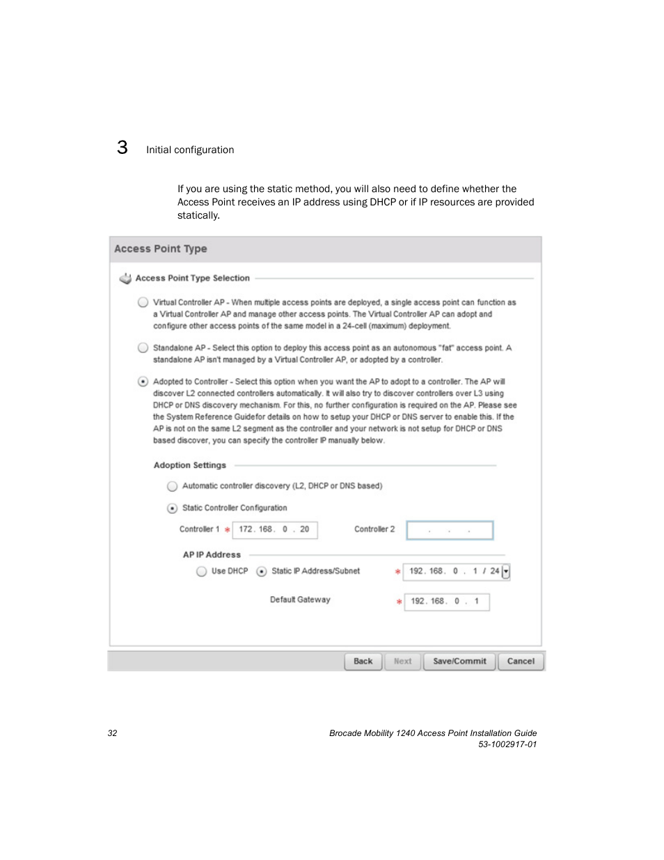 Brocade Mobility 1240 Access Point Installation Guide User Manual | Page 36 / 68