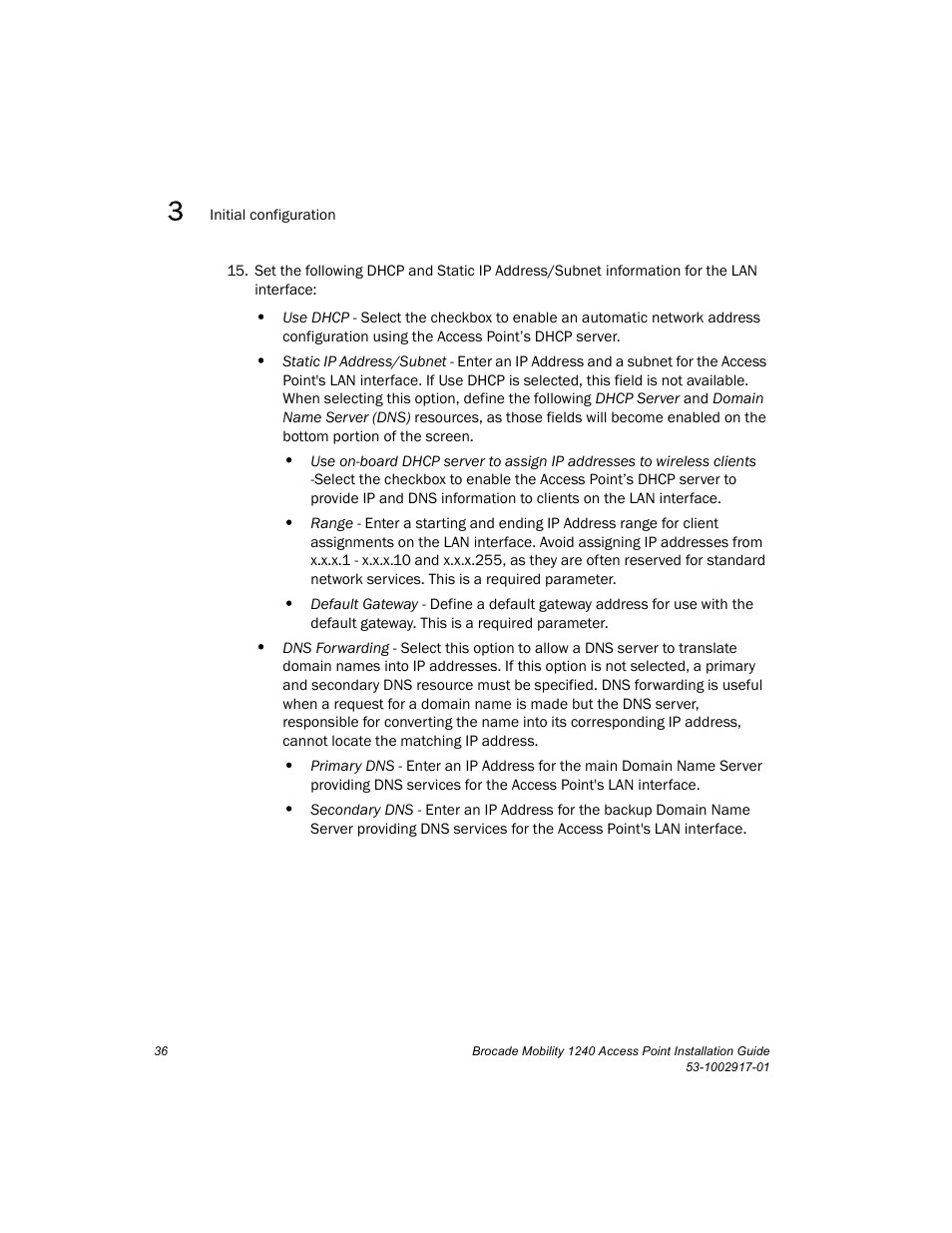 Brocade Mobility 1240 Access Point Installation Guide User Manual | Page 40 / 68