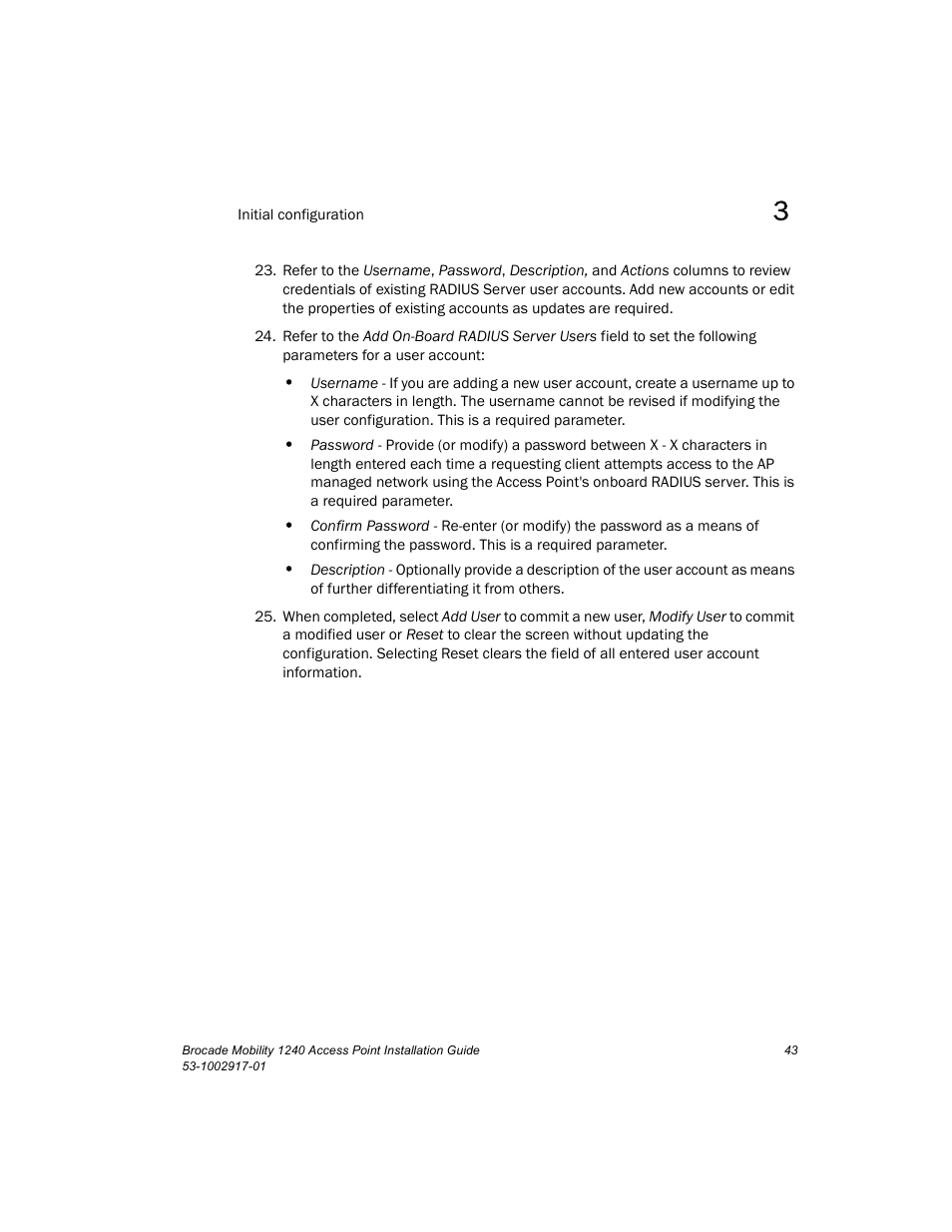 Brocade Mobility 1240 Access Point Installation Guide User Manual | Page 47 / 68