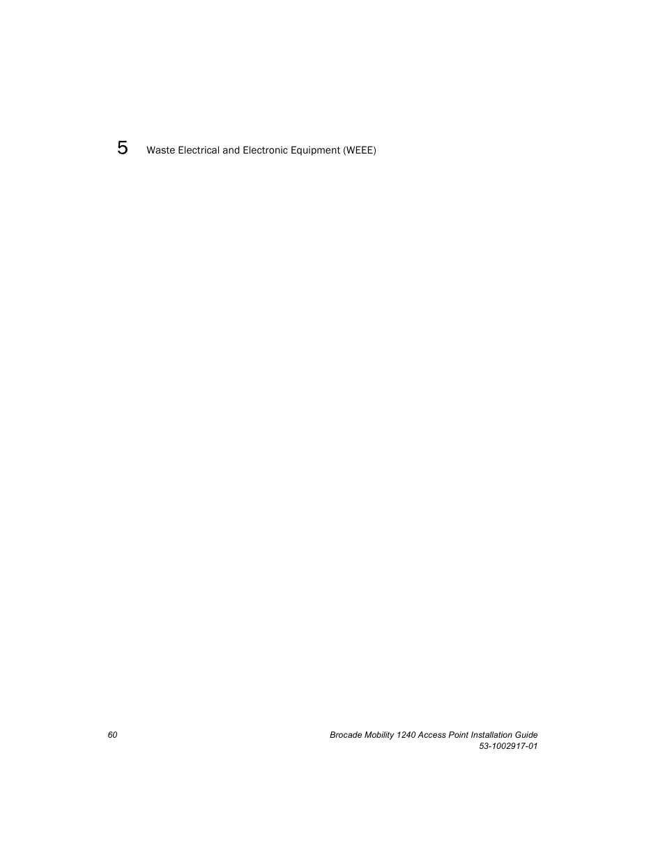 Brocade Mobility 1240 Access Point Installation Guide User Manual | Page 64 / 68