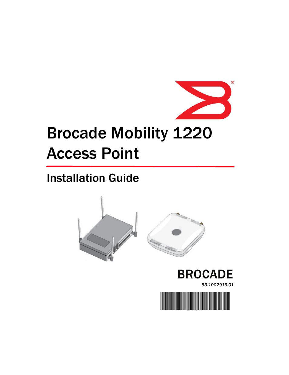 Brocade Mobility 1220 Access Point Installation Guide User Manual | 68 pages