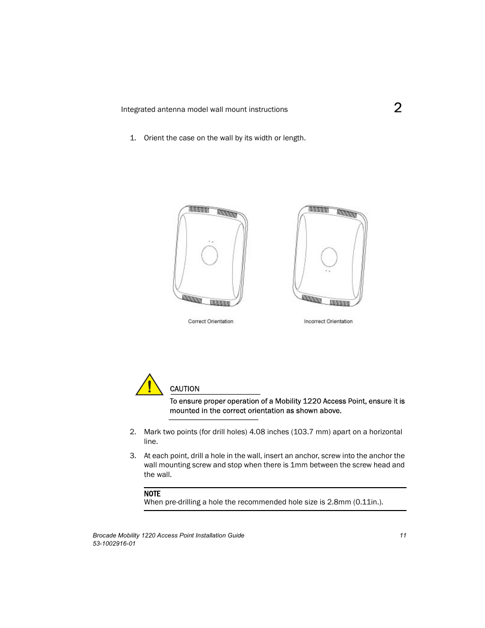 Brocade Mobility 1220 Access Point Installation Guide User Manual | Page 16 / 68