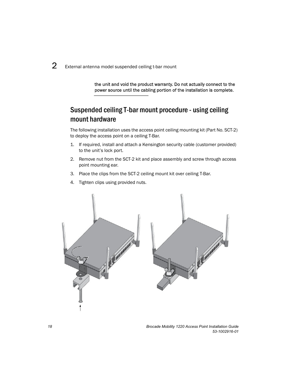 Brocade Mobility 1220 Access Point Installation Guide User Manual | Page 23 / 68