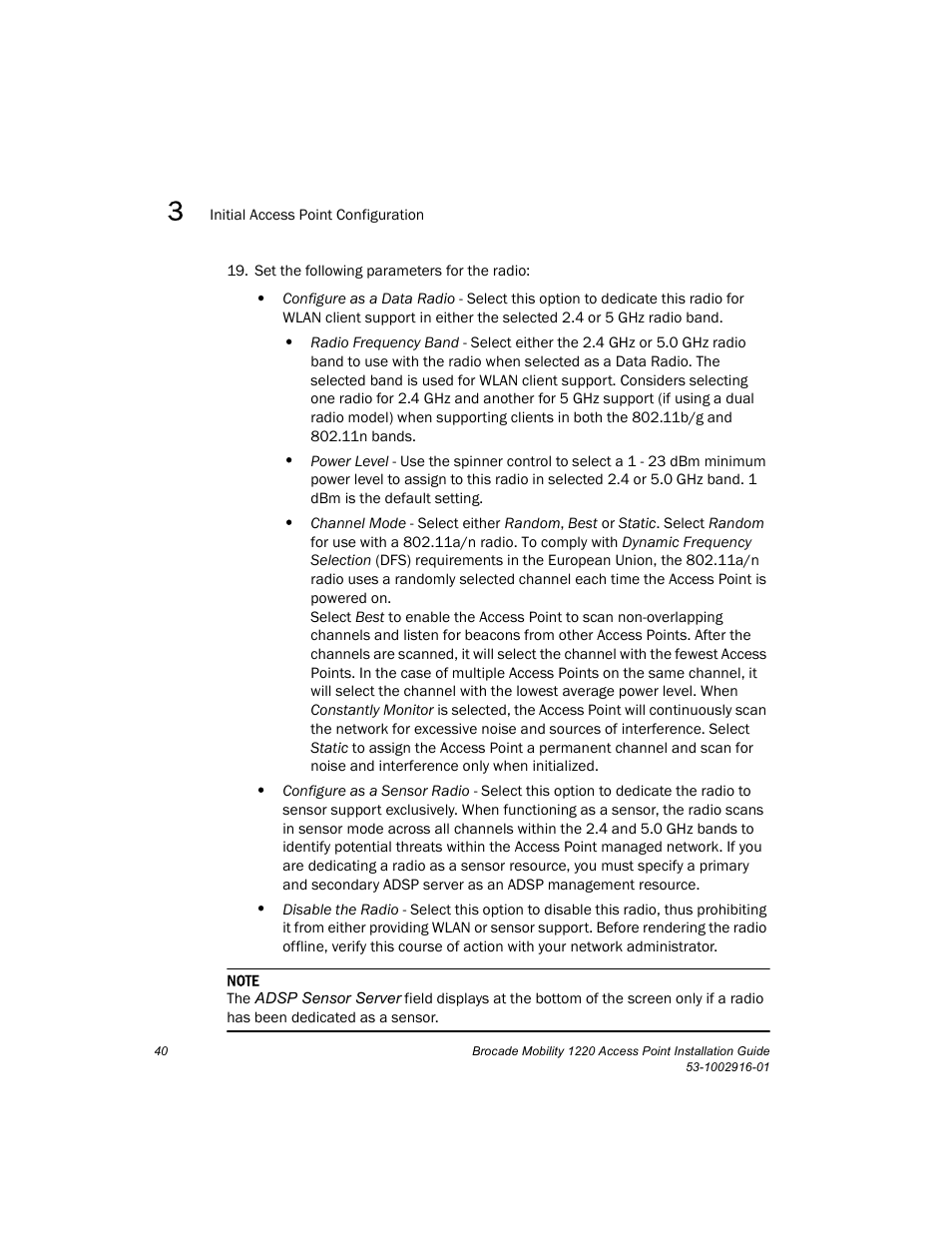 Brocade Mobility 1220 Access Point Installation Guide User Manual | Page 45 / 68