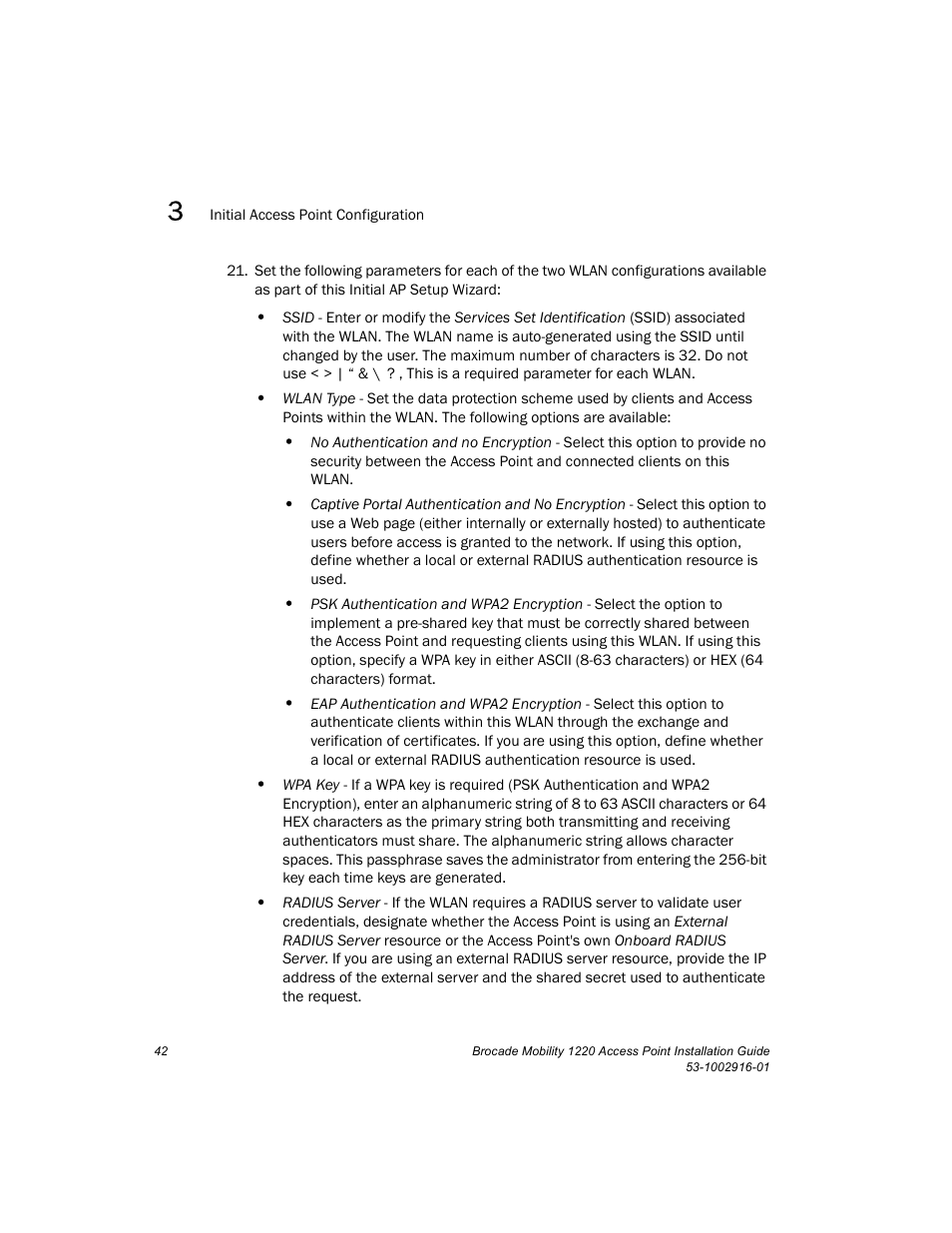 Brocade Mobility 1220 Access Point Installation Guide User Manual | Page 47 / 68