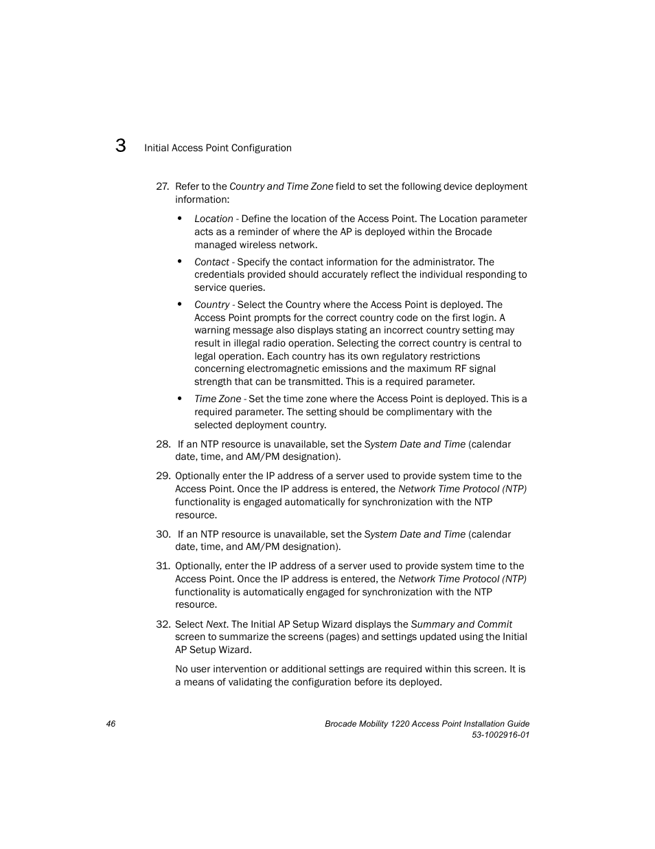 Brocade Mobility 1220 Access Point Installation Guide User Manual | Page 51 / 68