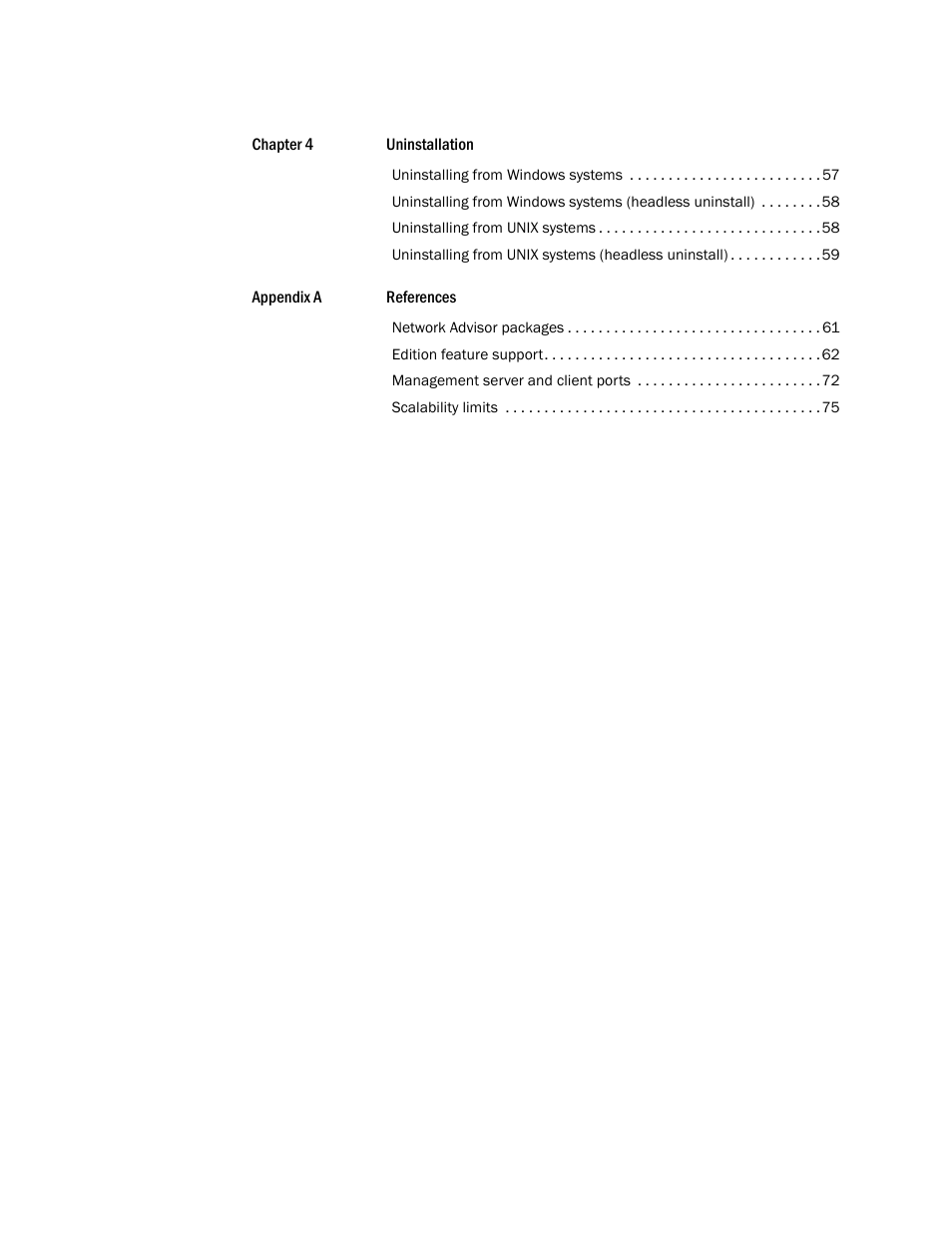 Brocade Network Advisor Installation and Migration Guide (Supporting Network Advisor 12.3.0) User Manual | Page 5 / 97