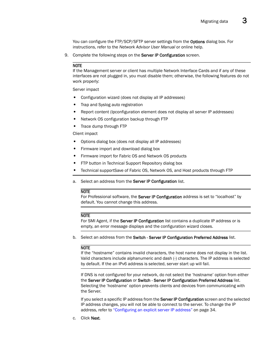 Brocade Network Advisor Installation and Migration Guide (Supporting Network Advisor 12.3.0) User Manual | Page 71 / 97